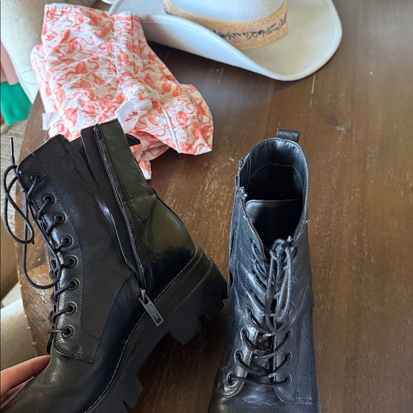 Sam Edelman Lace-Up Combat Boots - Picture 3 of 3